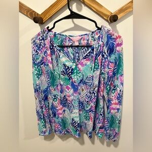LIKE NEW- LILLY PULITZER WILLOW TOP